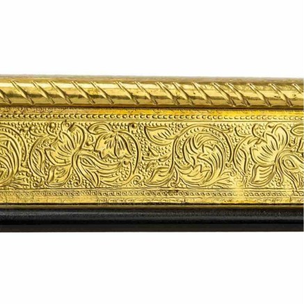 Bijzettafel Alexandra House Living Gouden Aluminium Hout MDF 38 x 12 x 2
