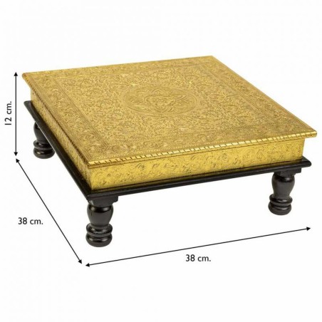 Table d'appoint Alexandra House Living Doré Aluminium Bois MDF 38 x 1