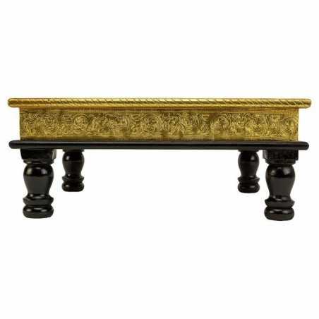 Mesa auxiliar Alexandra House Living Dorado Aluminio Madera MDF 38 x 1