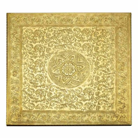Tavolo aggiuntivo Alexandra House Living Dorato Alluminio Legno MDF 38