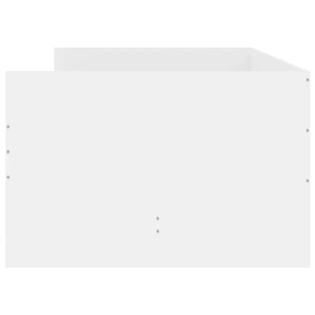 Cadre de lit avec tiroirs sans matelas blanc 90x200 cm