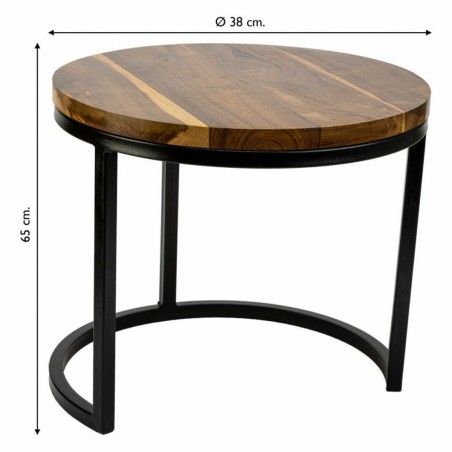 Tavolino da Caffè Alexandra House Living Marrone Ferro Legno di mango