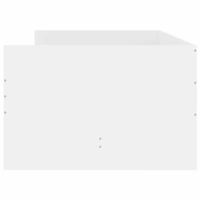 Cadre de lit avec tiroirs sans matelas blanc 90x190 cm