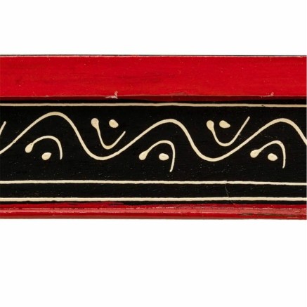Tavolo aggiuntivo Alexandra House Living Rosso Alluminio Legno MDF 38 2