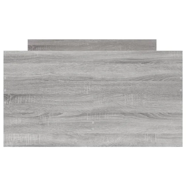 Cadre de lit avec tiroirs sans matelas sonoma gris 100x200 cm