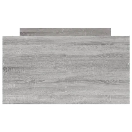 Cadre de lit avec tiroirs sans matelas sonoma gris 100x200 cm
