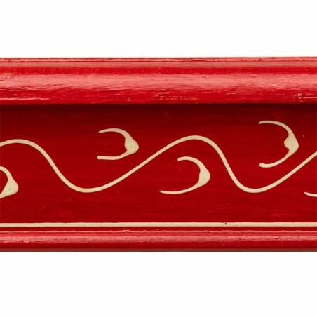 Side table Alexandra House Living Red Aluminium MDF Wood 38 x 14 x 38