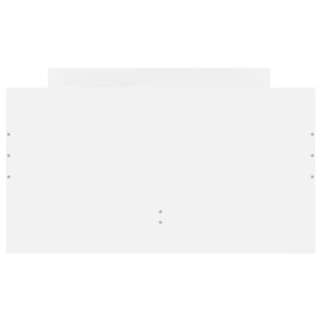 Cadre de lit avec tiroirs sans matelas blanc 90x200 cm