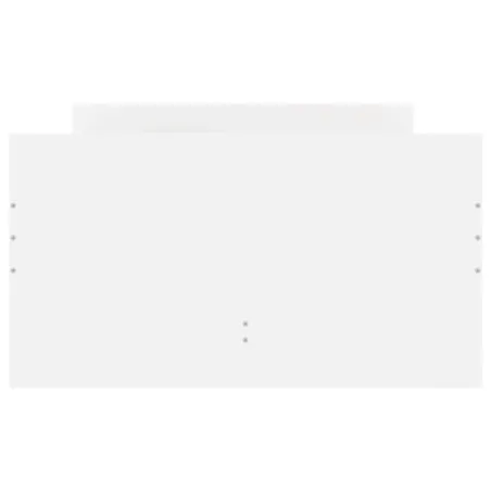 Cadre de lit avec tiroirs sans matelas blanc 90x200 cm