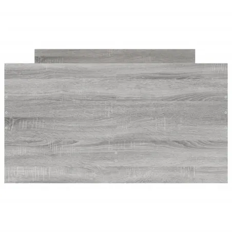 Cadre de lit avec tiroirs sans matelas sonoma gris 90x200 cm