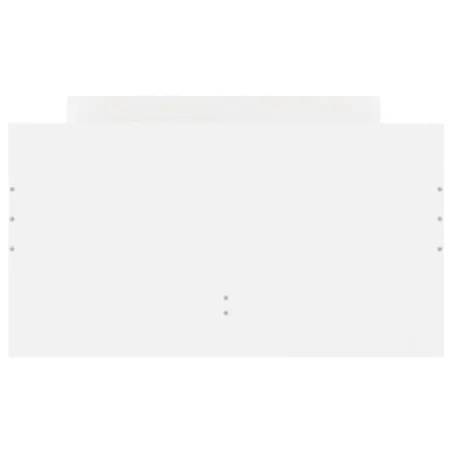 Cadre de lit avec tiroirs sans matelas blanc 90x190 cm