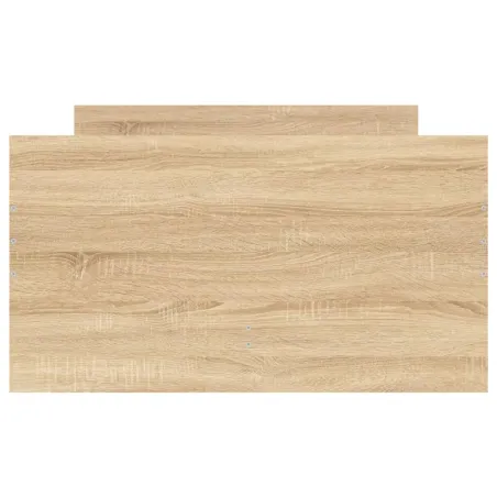 Cadre de lit avec tiroirs sans matelas chêne sonoma 90x190 cm