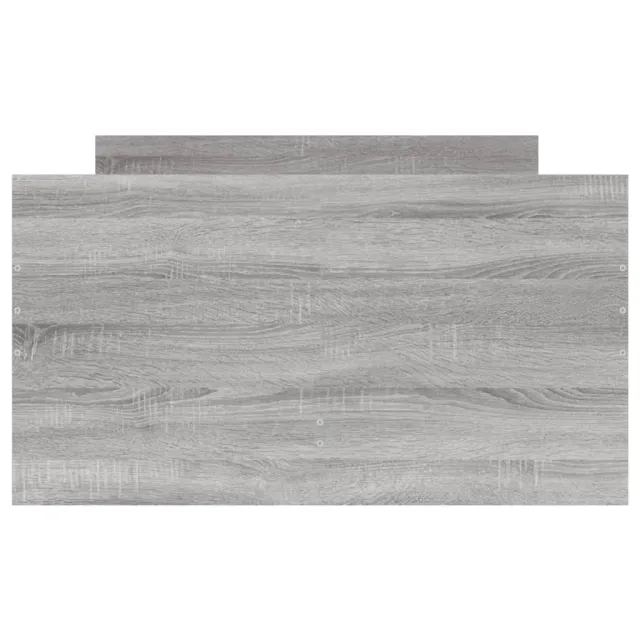 Cadre de lit avec tiroirs sans matelas sonoma gris 90x190 cm