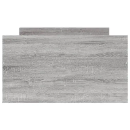 Cadre de lit avec tiroirs sans matelas sonoma gris 90x190 cm