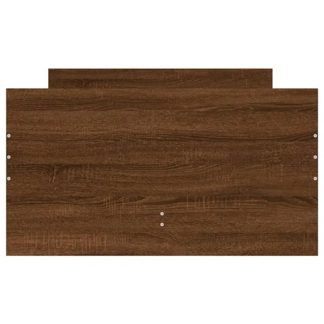 Cadre de lit avec tiroirs sans matelas chêne marron 90x190 cm