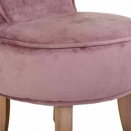 Banquette Alexandra House Living Rose Velours Caoutchouc 46 x 58 x 45