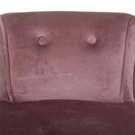 Banquette Alexandra House Living Rose Velours Caoutchouc 46 x 58 x 45