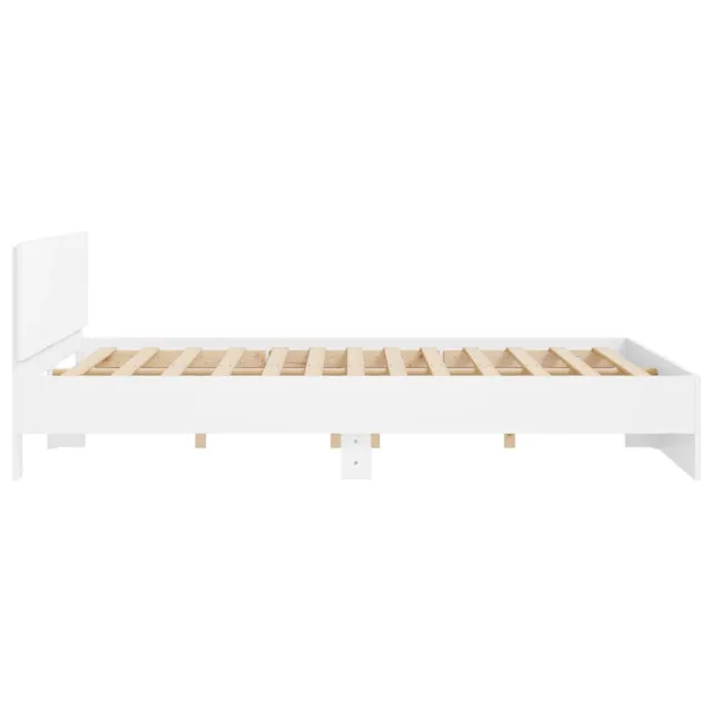 Cadre de lit sans matelas blanc 180x200 cm