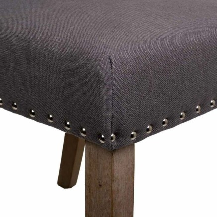 Silla de Comedor Alexandra House Living Gris 53 x 102 x 53 cm 2