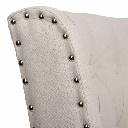 Silla de Comedor Alexandra House Living Crema 53 x 102 x 53 cm 2