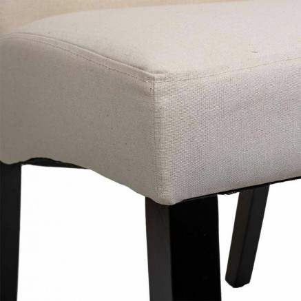Silla de Comedor Alexandra House Living Crema 48 x 102 x 49 cm 2