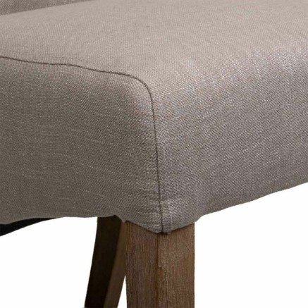Chaise de Salle à Manger Alexandra House Living Gris 58 x 107 x 44 cm 2