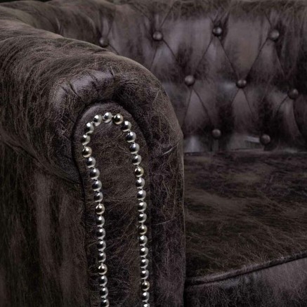 Sillón Alexandra House Living Marrón 80 x 72 x 80 cm Tapizado 2
