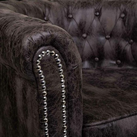 Poltrona Alexandra House Living Marrone 80 x 72 x 80 cm Tappezzato
