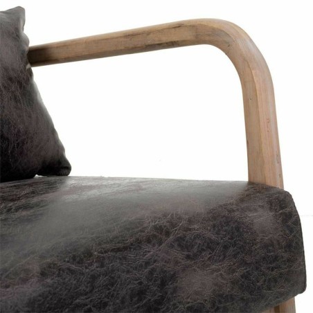 Armstoel Alexandra House Living Bruin Hout 83 x 74 x 66 cm