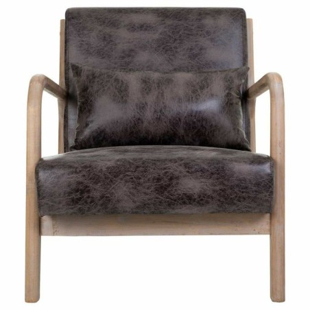 Armstoel Alexandra House Living Bruin Hout 83 x 74 x 66 cm
