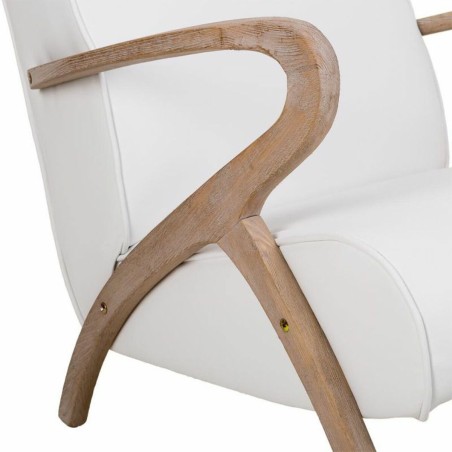 Sessel Alexandra House Living Weiß 55 x 85 x 57 cm Polsterung Polyski