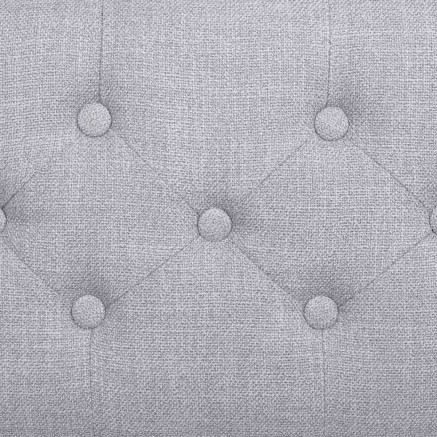 Panca Alexandra House Living Grigio Legno d'albero della gomma 37 x 47 2