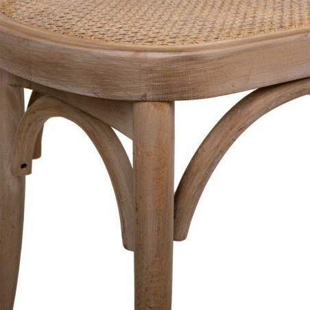 Panca Alexandra House Living Marrone Rattan Legno d'albero della gomma