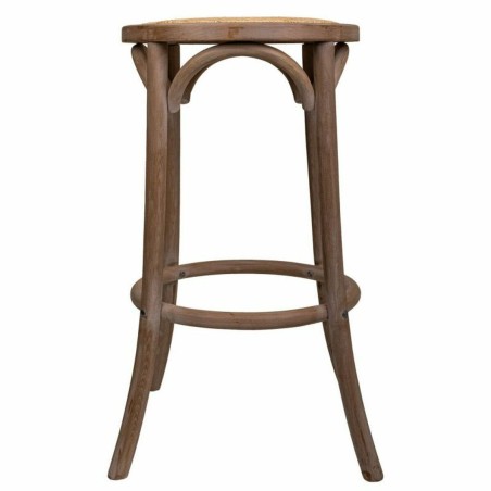 Hocker Alexandra House Living Braun Rattan Kautschukholz 38 x 75 x 38
