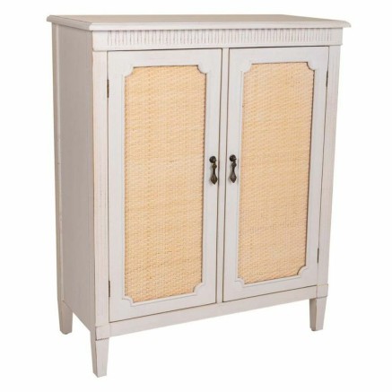 Meuble d'Entrée Alexandra House Living Blanc 36 x 95 x 78 cm