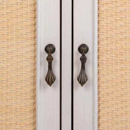 Meuble d'Entrée Alexandra House Living Blanc 36 x 95 x 78 cm 2