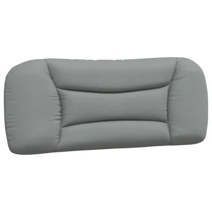 Coussin de tête de lit Hvar gris clair 100 cm tissu 2