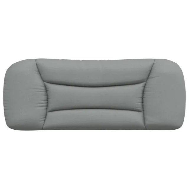 Coussin de tête de lit Hvar gris clair 100 cm tissu