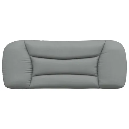 Coussin de tête de lit Hvar gris clair 100 cm tissu