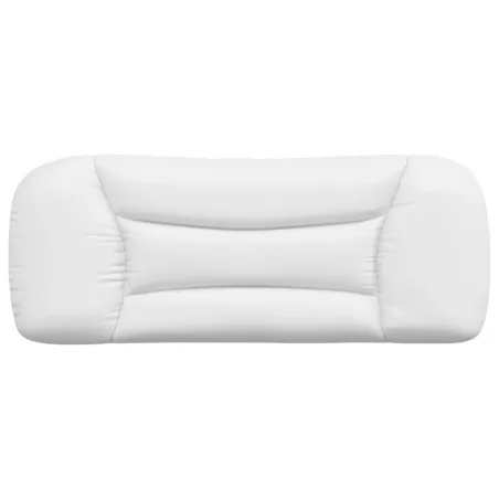 Coussin de tête de lit Hvar blanc 100 cm similicuir