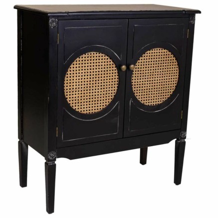 Recibidor Alexandra House Living Negro 38 x 90 x 80 cm
