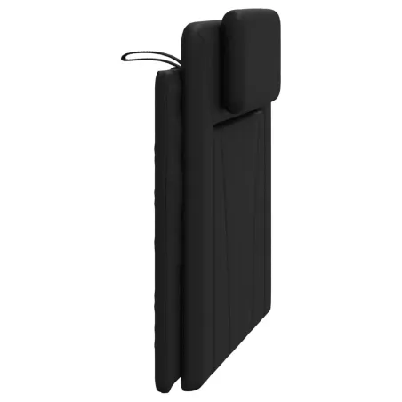 Coussin de tête de lit Viana noir 100 cm similicuir