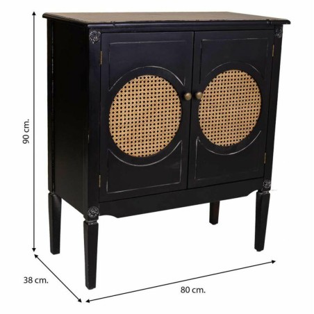Eingangsbereich Alexandra House Living Schwarz 38 x 90 x 80 cm