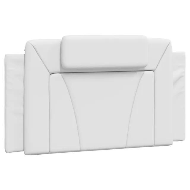 Coussin de tête de lit Viana blanc 100 cm similicuir