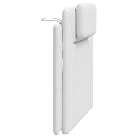 Coussin de tête de lit Viana blanc 100 cm similicuir