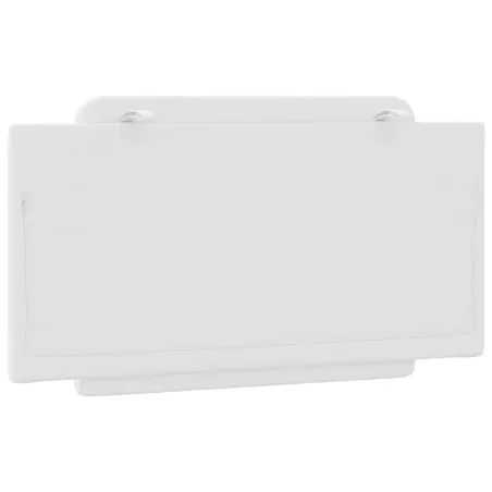 Coussin de tête de lit Zadar blanc 100 cm similicuir