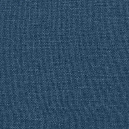 Cadre de lit sans matelas Hvar bleu 80x200 cm tissu