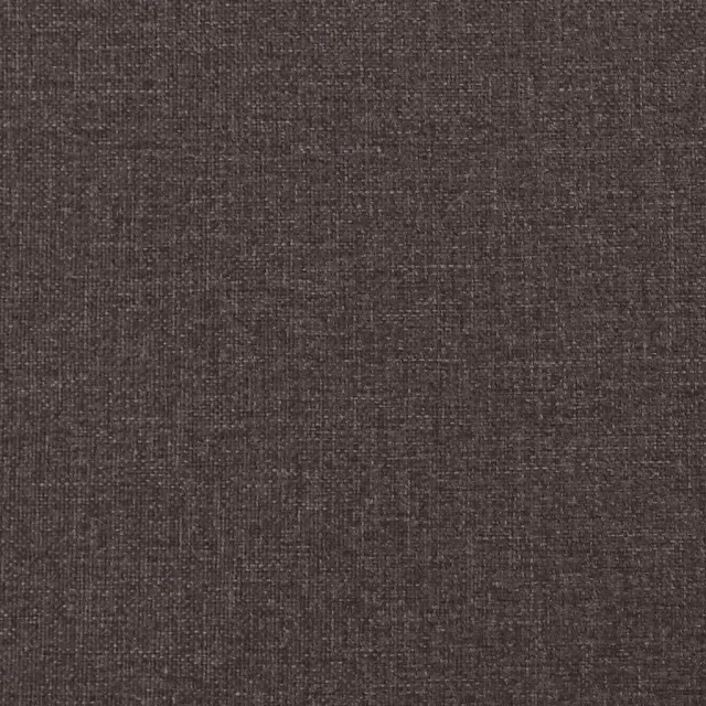 Cadre de lit sans matelas Hvar marron foncé 90x190 cm tissu