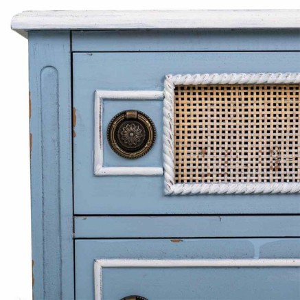 Nightstand Alexandra House Living Blue 36 x 56 x 50 cm 2