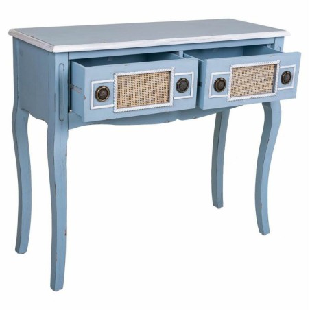Zijtafel met lades Alexandra House Living Blauw 33 x 77 x 90 cm